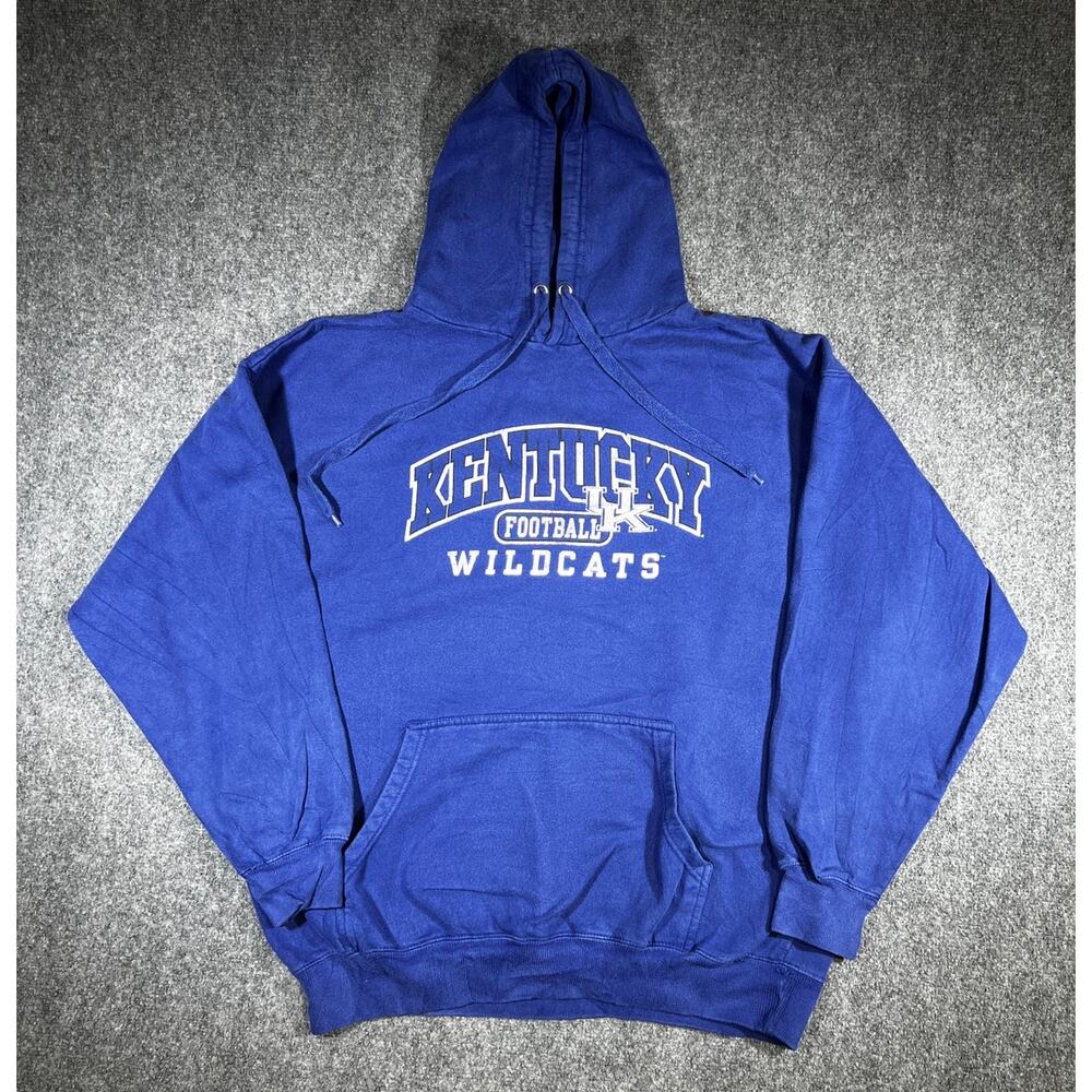 Y2K Kentucky Wildcats Hoodie XL Blue Sweatshirt